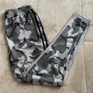 Camo adidas training pants